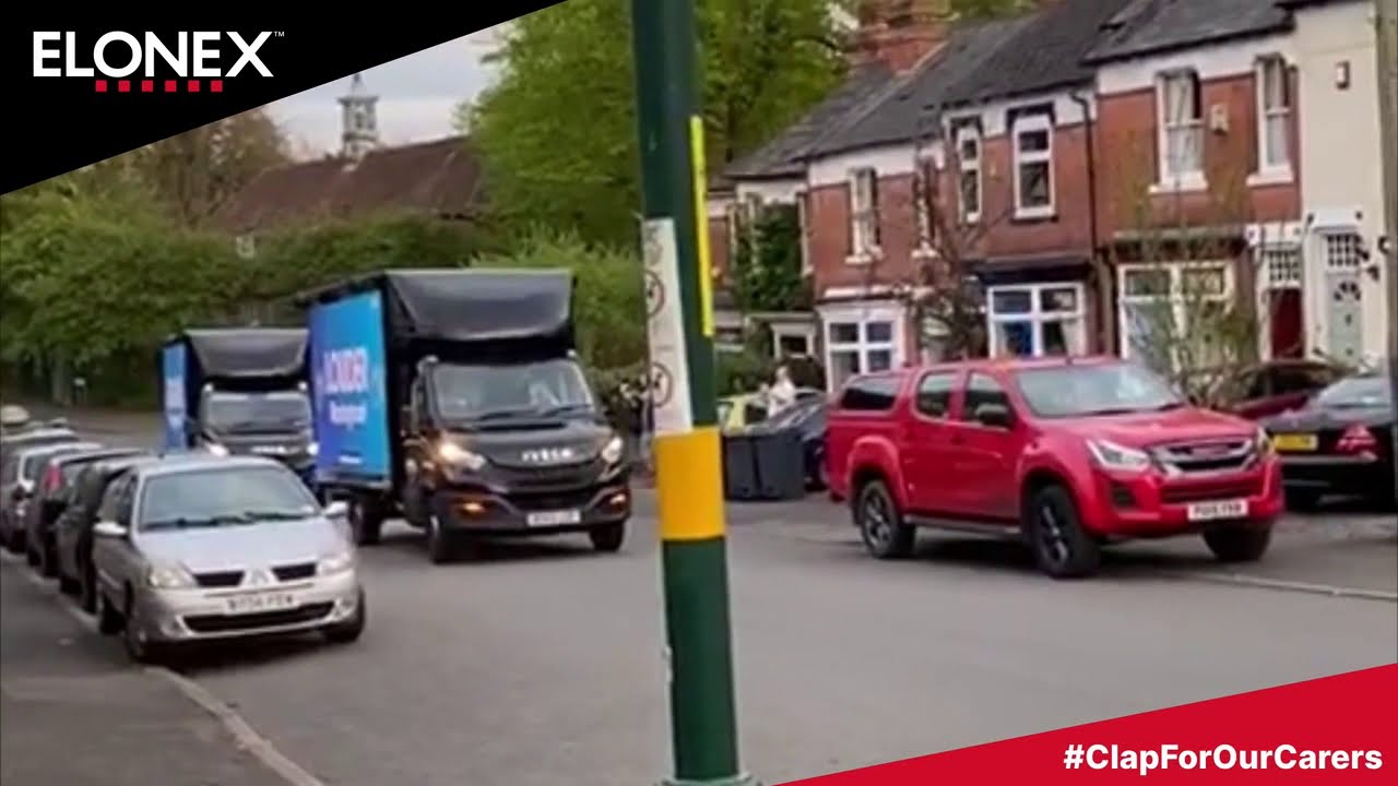 Elonex DigiVans Join in Applause for Key Workers