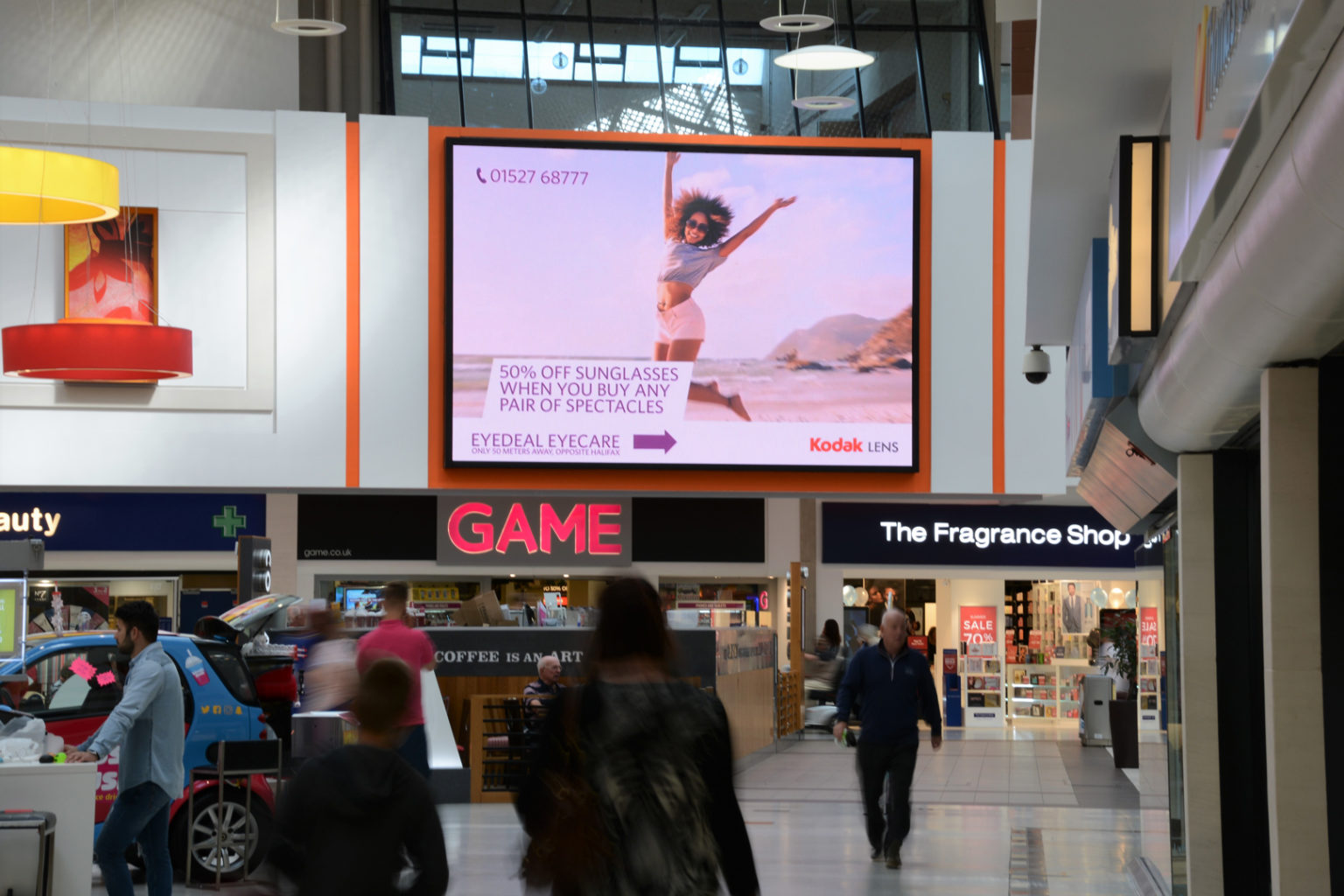 Kingfisher Shopping Centre - Advertising Screens | Elonex Outdoor Media