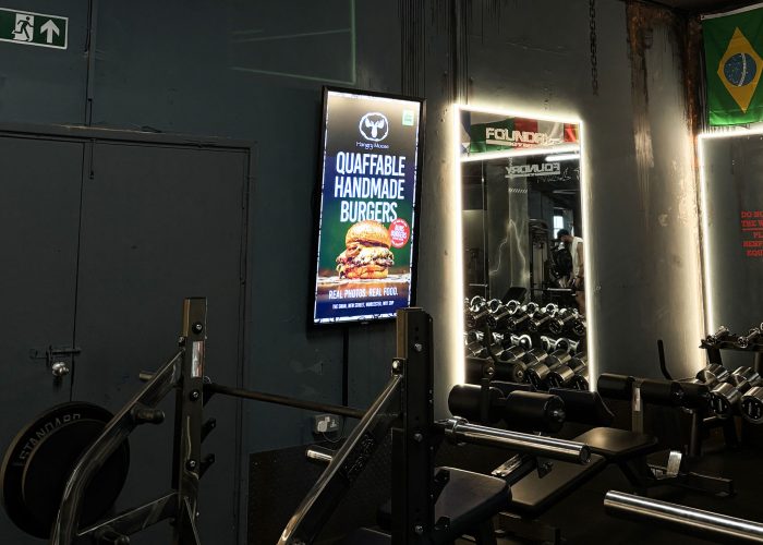 Foundry Gym D6 Advertising Screen