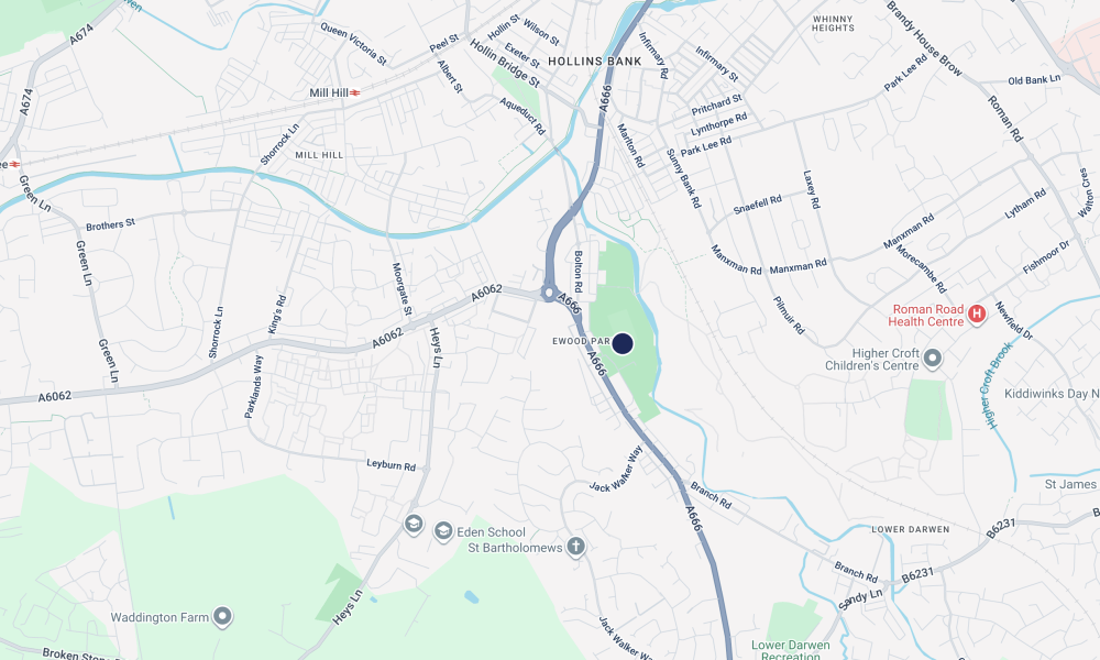 Blackburn Rovers Map